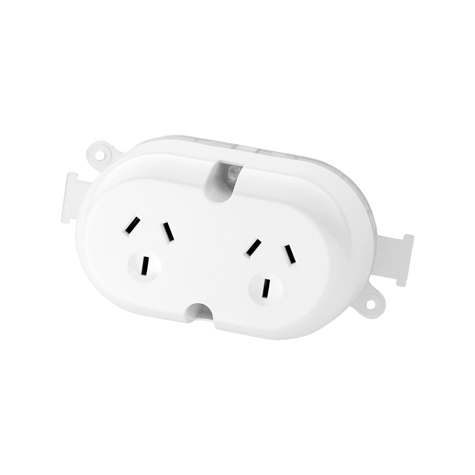 DETA 10A Double Outlet Plug Base 250V 6232B