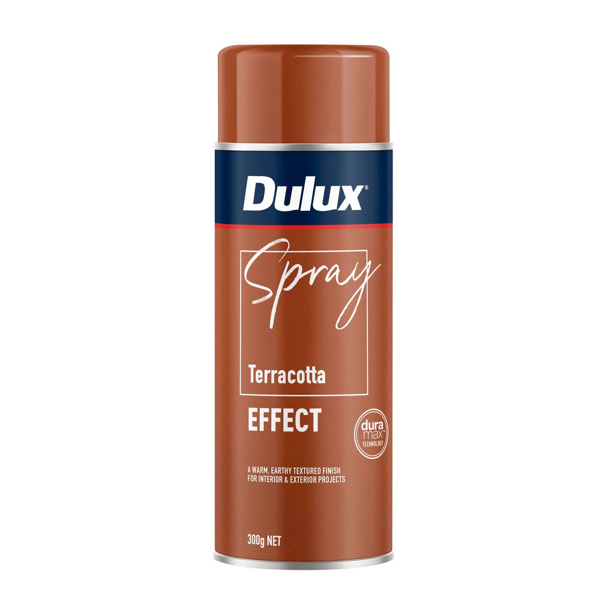 Dulux Spray Paint Effects 300g Terracotta Concrete - Textured Finish - SuperSaverAU - view 1