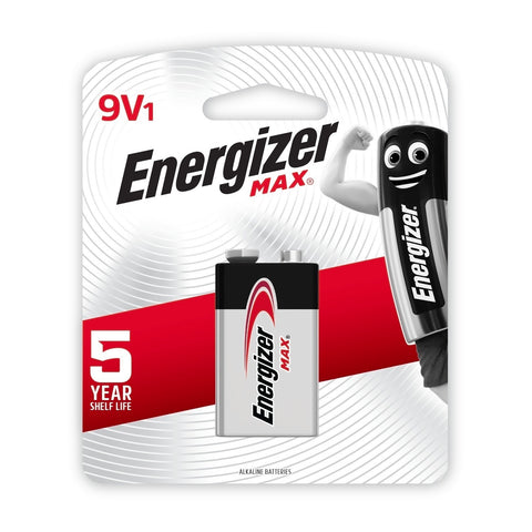 Energizer Max 9V Alkaline Battery - 1 Pack 522BP1