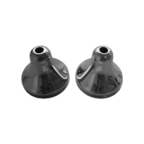 Shaw & Mason Chrome Brass Recess Flange - 2 Pack