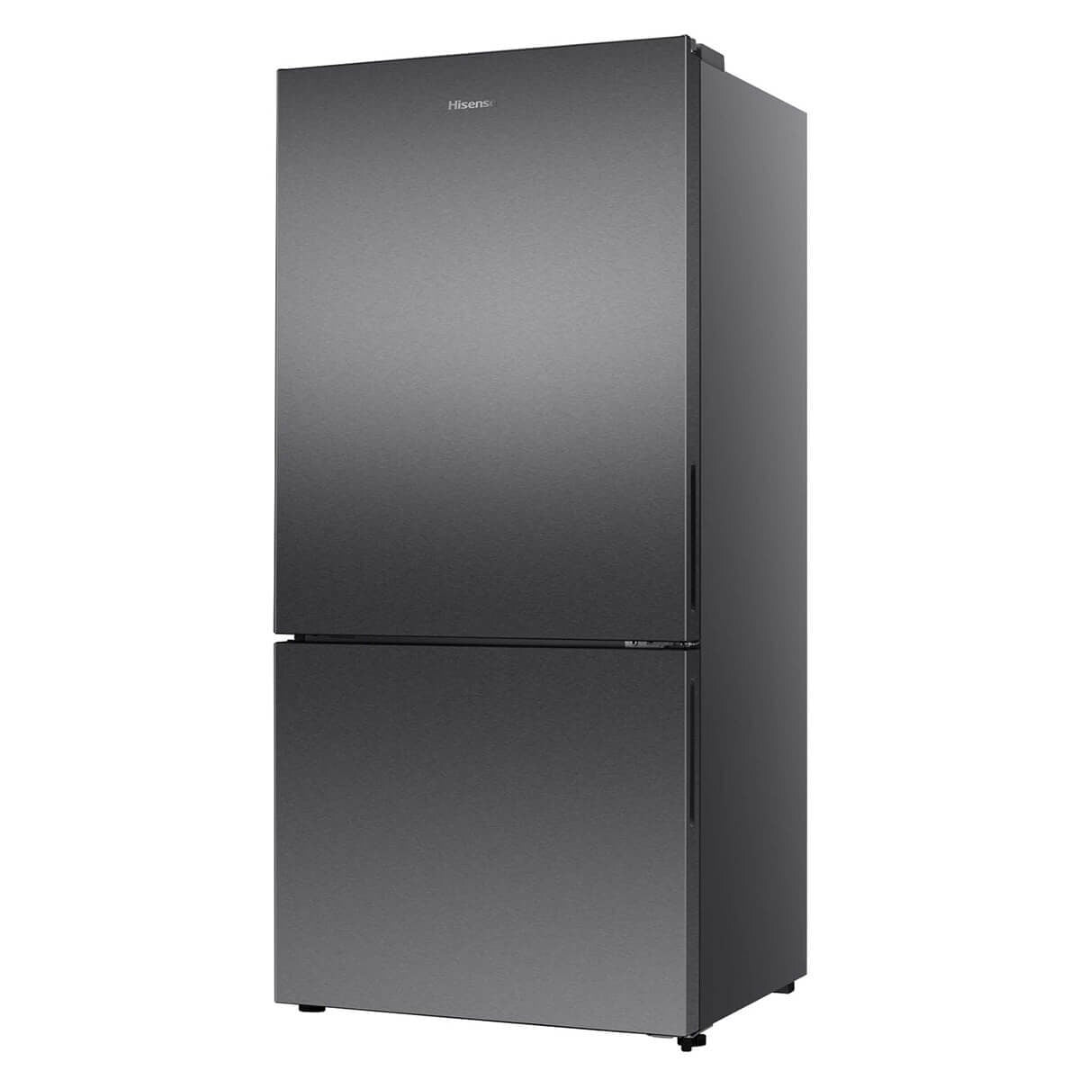 Hisense 503L EcoVision Bottom Mount Fridge - Dark Stainless Steel, 8 Star Energy, Counter Depth - HRBM503E