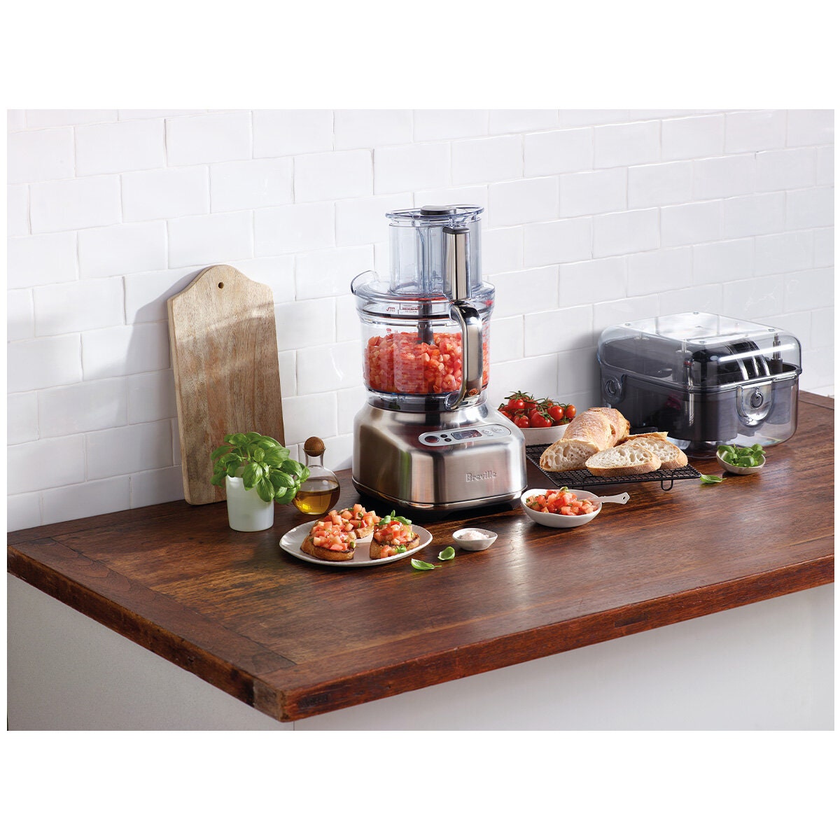 Breville the Paradice 16 food processor - Paradice Kit, 900W, brushed stainless steel - BFP838BSS