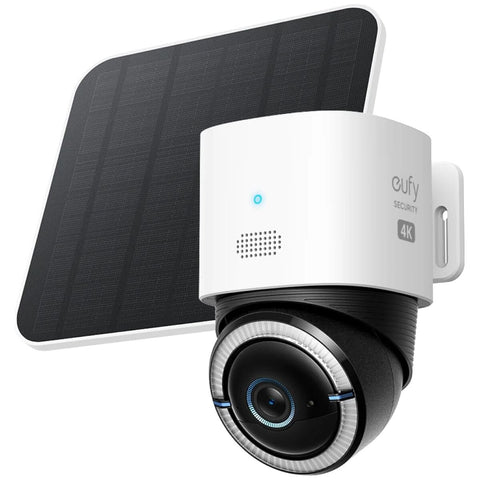 Eufy S330 4G LTE Security Camera 4K - Solar Powered, 360° Pan and Tilt, Colour Night Vision - T86P2C21