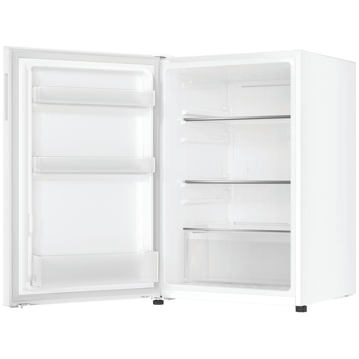 Haier 300 Series 129L bar fridge - white, 4.5 star energy rating, adjustable glass shelves - HRF130UW2