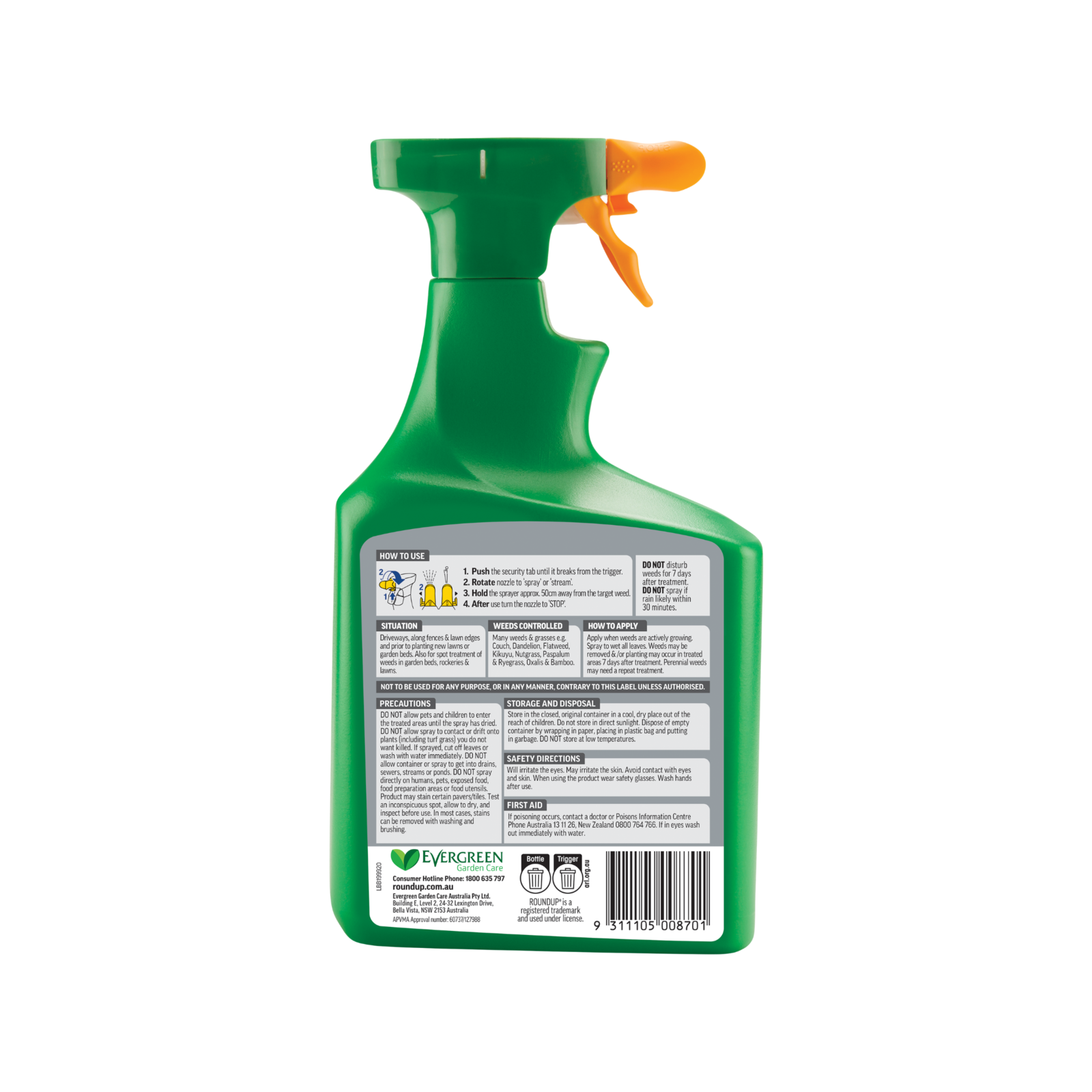 Roundup Path Ready to Use Weedkiller 1.2L