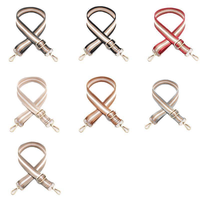 Adjustable Bag Strap 3.8cm Wide Polyester - Silver - view 3