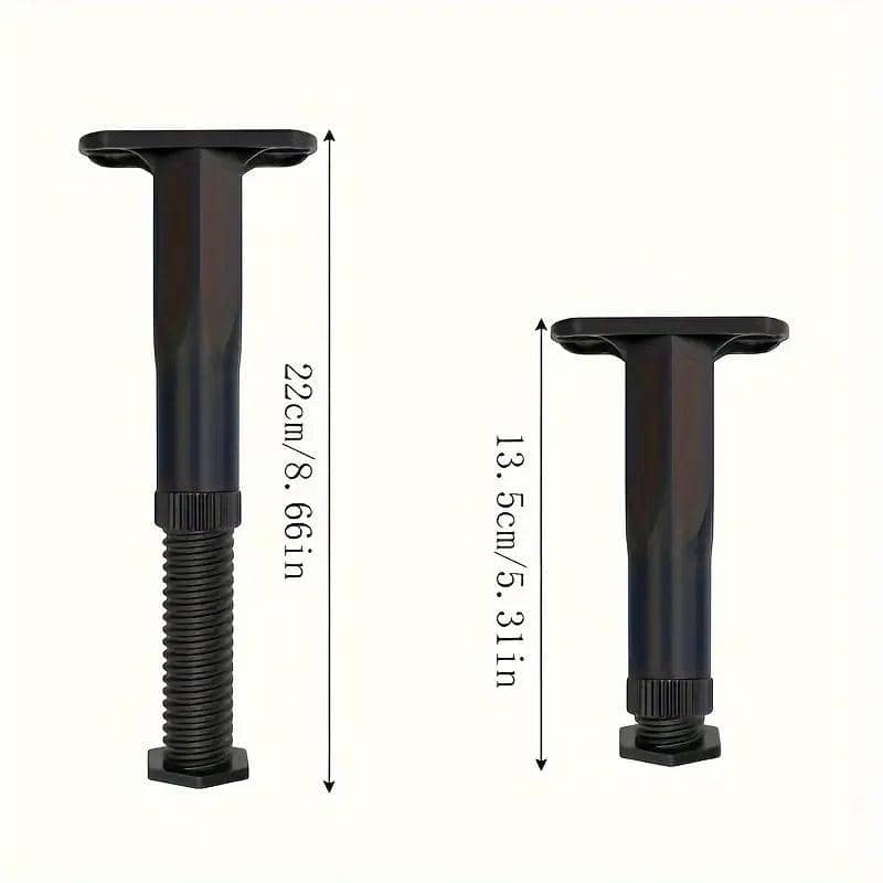 Adjustable Bed Frame Feet Set of 4, 13.5 cm to 22 cm Height - view 3