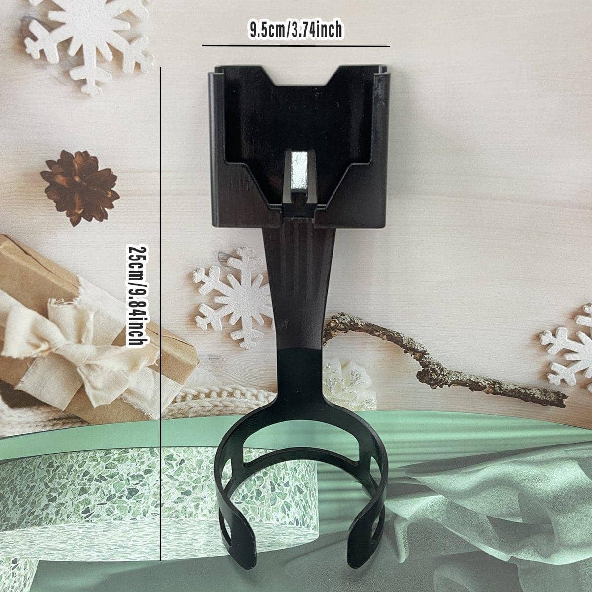 Adjustable Car Cup Holder Phone Mount, 360-Degree Rotation for Smartphones - view 3