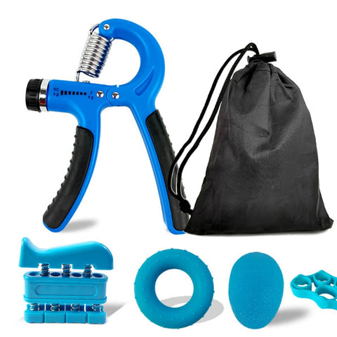 Adjustable Hand Grip Strengthener 5 to 60 kg - Blue