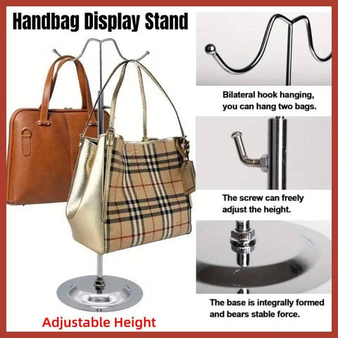 Adjustable Handbag Display Rack Hanging Bag Stand Storage Organiser for Home and Shop