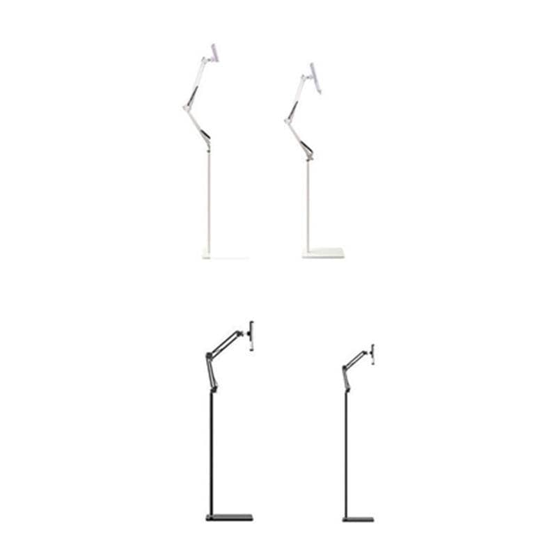 Adjustable Hands-Free Floor Stand for Tablet - White, 175 cm - view 3