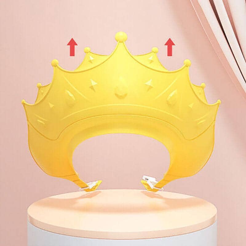 Adjustable Kids Shower Cap Visor with Soft Brim for Bath Time - Blue - view 5