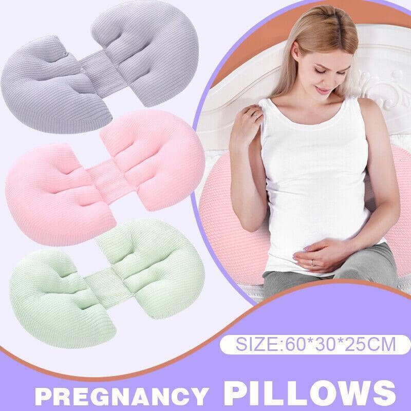 Adjustable Maternity Support Pillow for Pregnancy - Light Grey - view 2