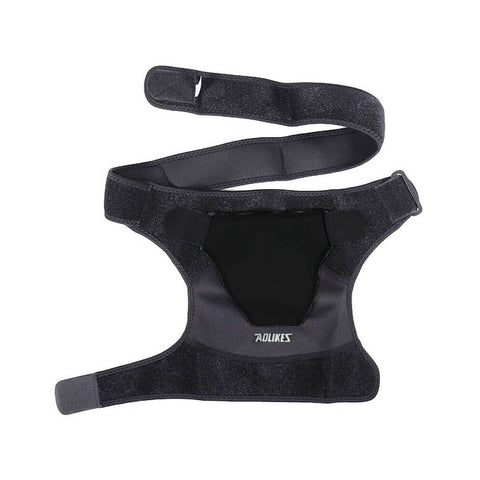 Adjustable Neoprene Shoulder Support Brace - Left Shoulder, Black