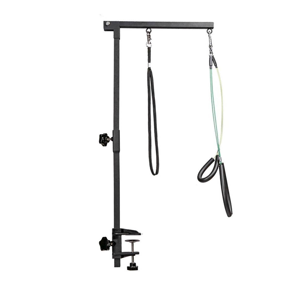 Adjustable Pet Grooming Arm with Table Clamp for Dogs and Cats - Foldable, Black - view 2