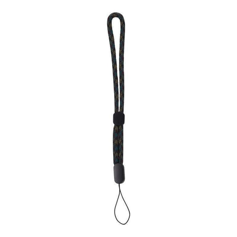 Adjustable Phone Wrist Strap Lanyard with Braided Cord - Olive Green
