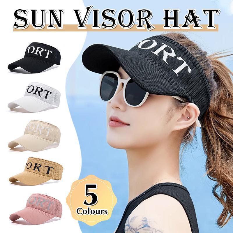 Adjustable Sun Visor Hat for Sports and Outdoor Sun Protection - Pink - view 2