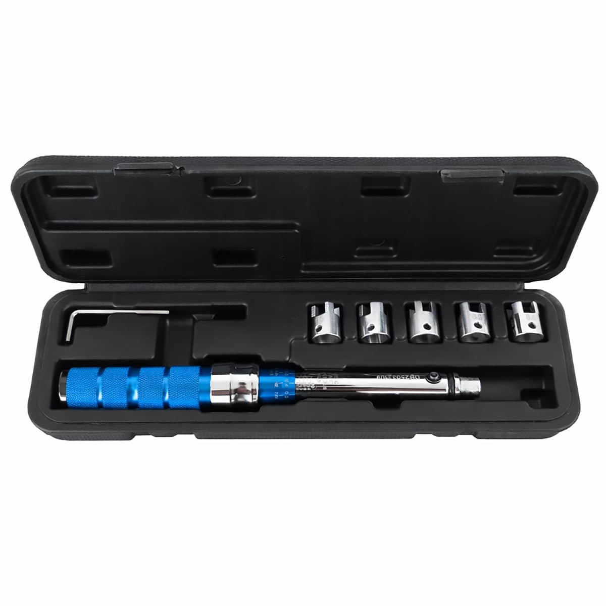 Adjustable Torque Wrench Set, 7 Piece with Interchangeable Heads, 5 to 25 Nm - view 2