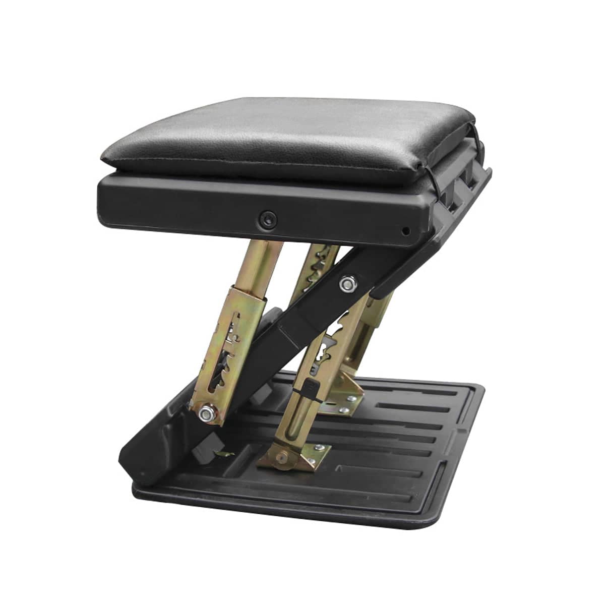 Adjustable Under Desk Foot Rest Stool with Massage Surface and Removable Cover - view 2
