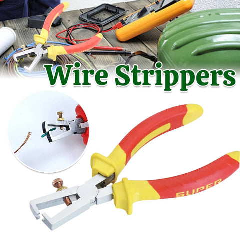 Adjustable Wire Stripping Pliers, Cable Stripper and Cutter for Electricians