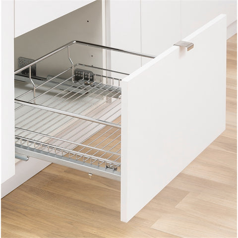 Kaboodle 450mm Soft Close Pullout Basket Chrome