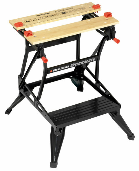 Black & Decker Workmate Dual Height Workbench - 250kg Capacity, Dual Clamping Cranks, Folds Flat - WM536-XE