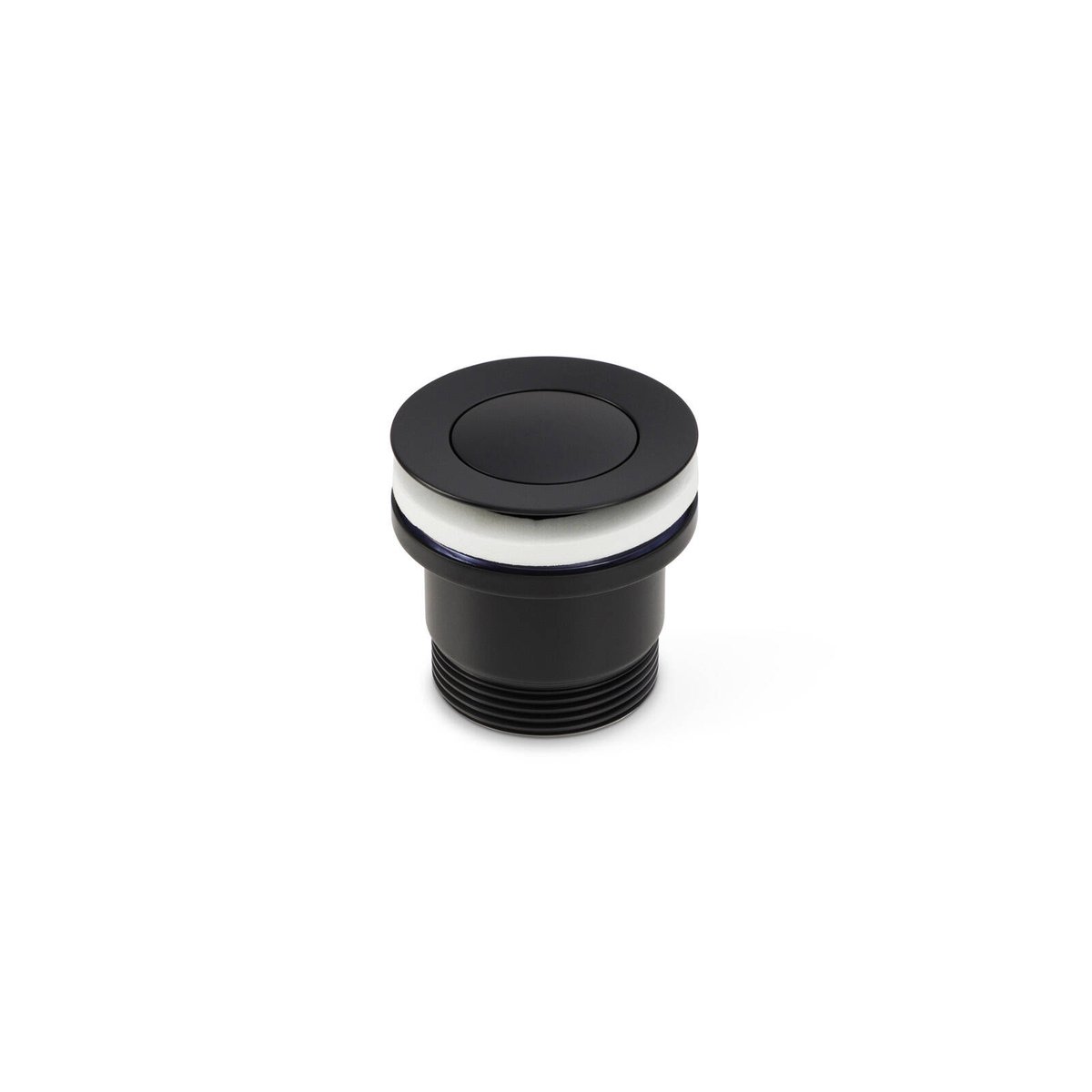 Brasshards Universal Pop Up Basin Waste 40mm Matt Black Brass with Overflow