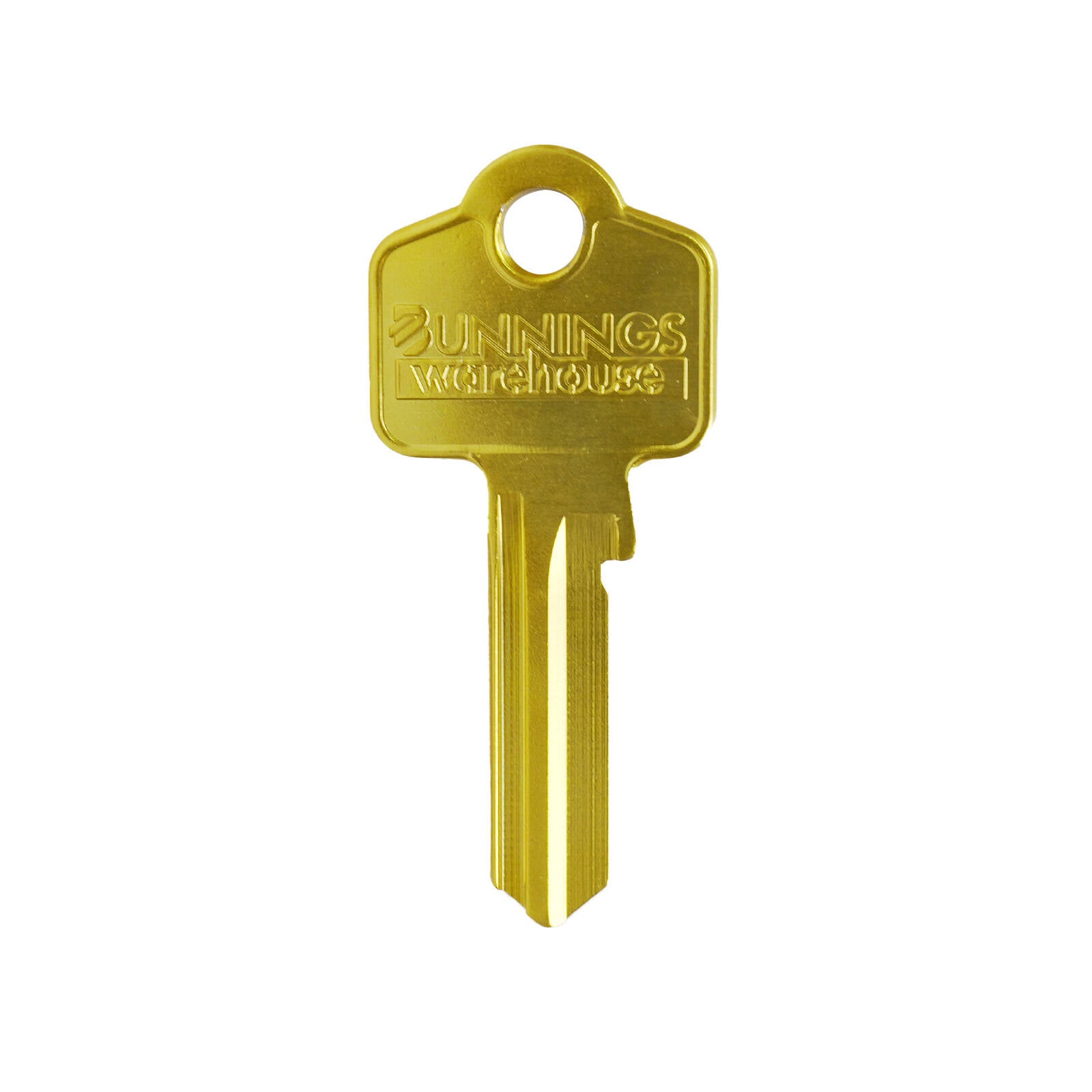 EHI WO2-WC2 Gold Blank Key, Aluminium Titanium Alloy, for Key Cutting