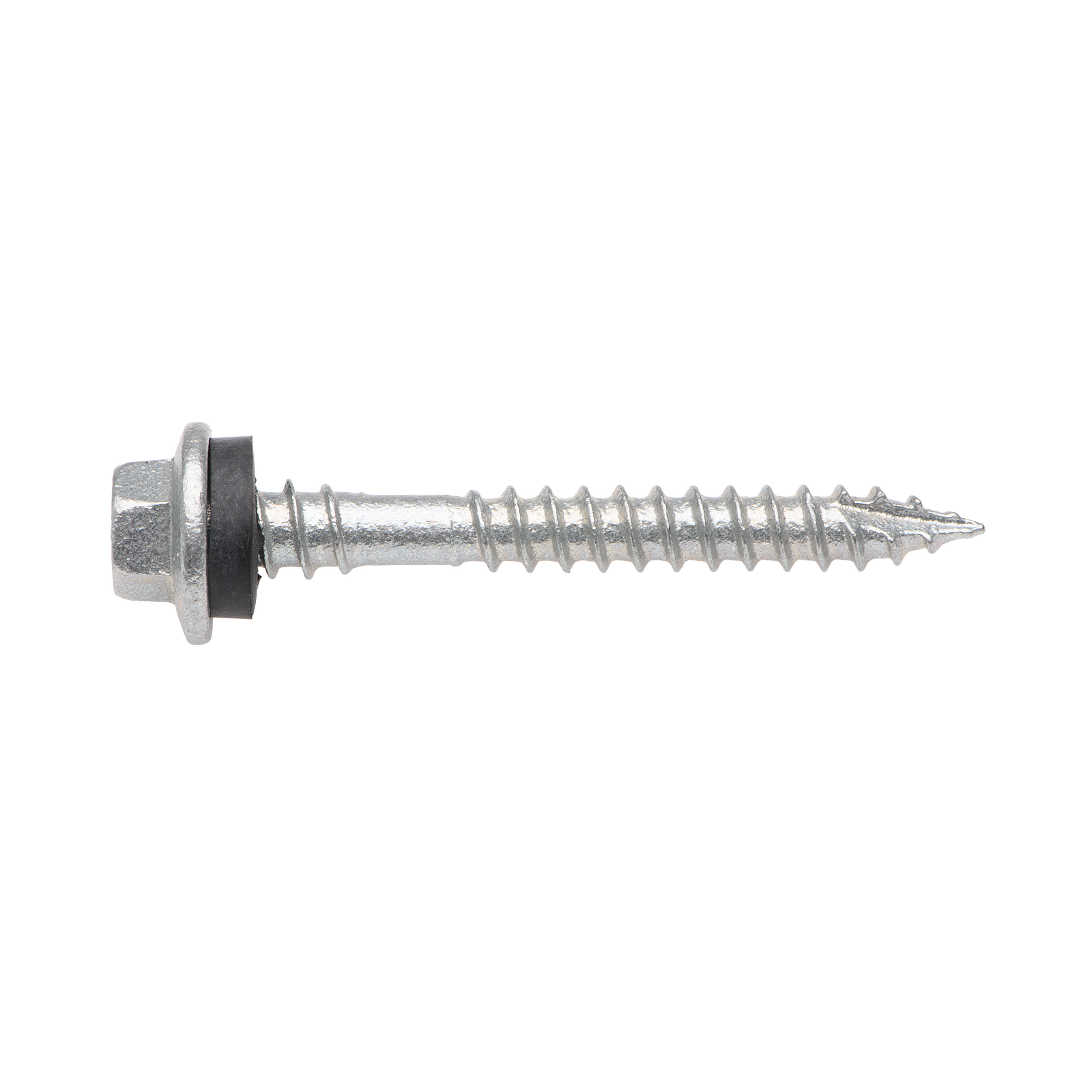 Buildex 12G x 50mm Class 4 Top Lock Hex Head Roofing Screws with Seal, 100 Pack