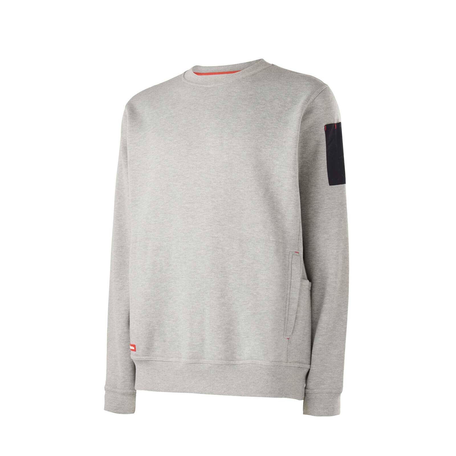 Hard Yakka Grey Marle Brushed Fleece Crew Neck Jumper Mens Size 2XL