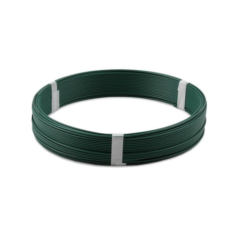 Jack Tie Wire PVC Coated Green 1.6mm x 50m Soft Flexible Garden Use - SuperSaverAU - view 1