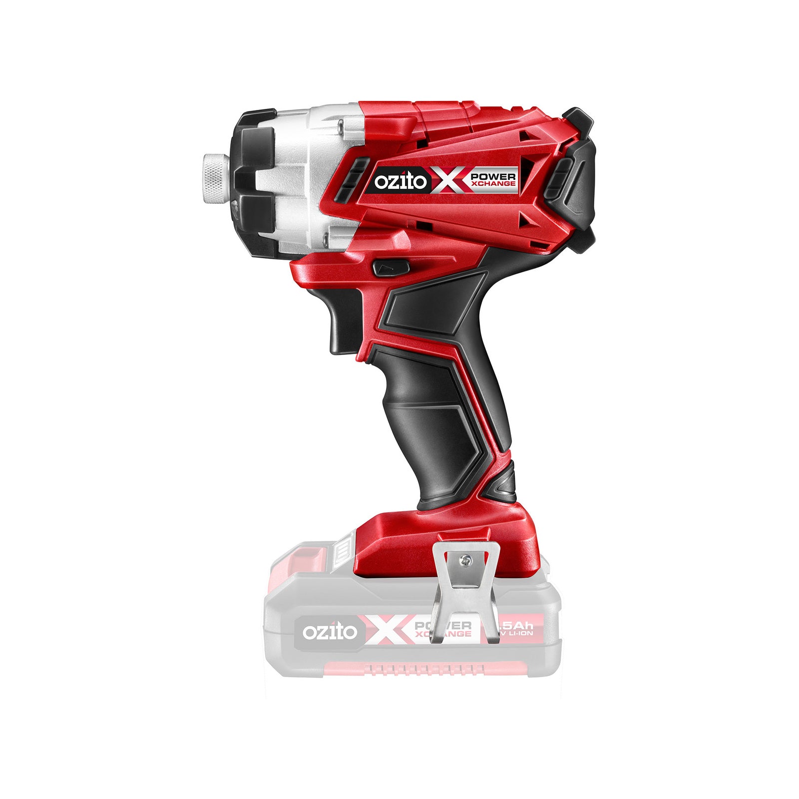 Ozito PXC 18V Brushless Impact Driver PXIDS-300 - 150Nm, 1/4" Hex, LED Light, Skin Only