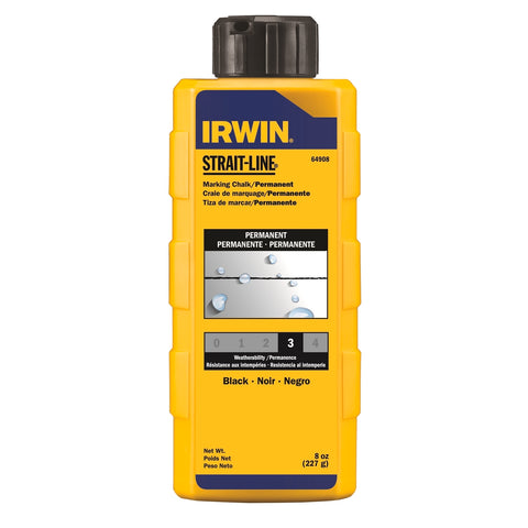 Irwin 6oz Strait-Line Permanent Marking Chalk - Black