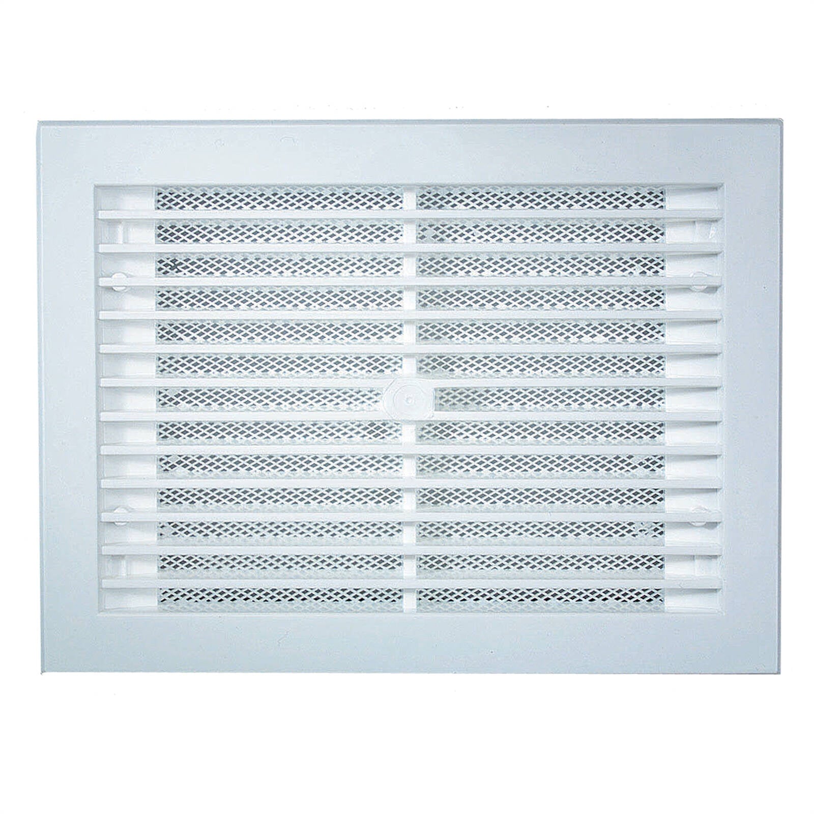 Haron 285 x 225mm White Plastic Wall Vent - No Baffle