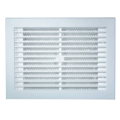 Haron Wall Vent - 285 x 225mm - White Plastic - Easy Installation - SuperSaverAU - view 1