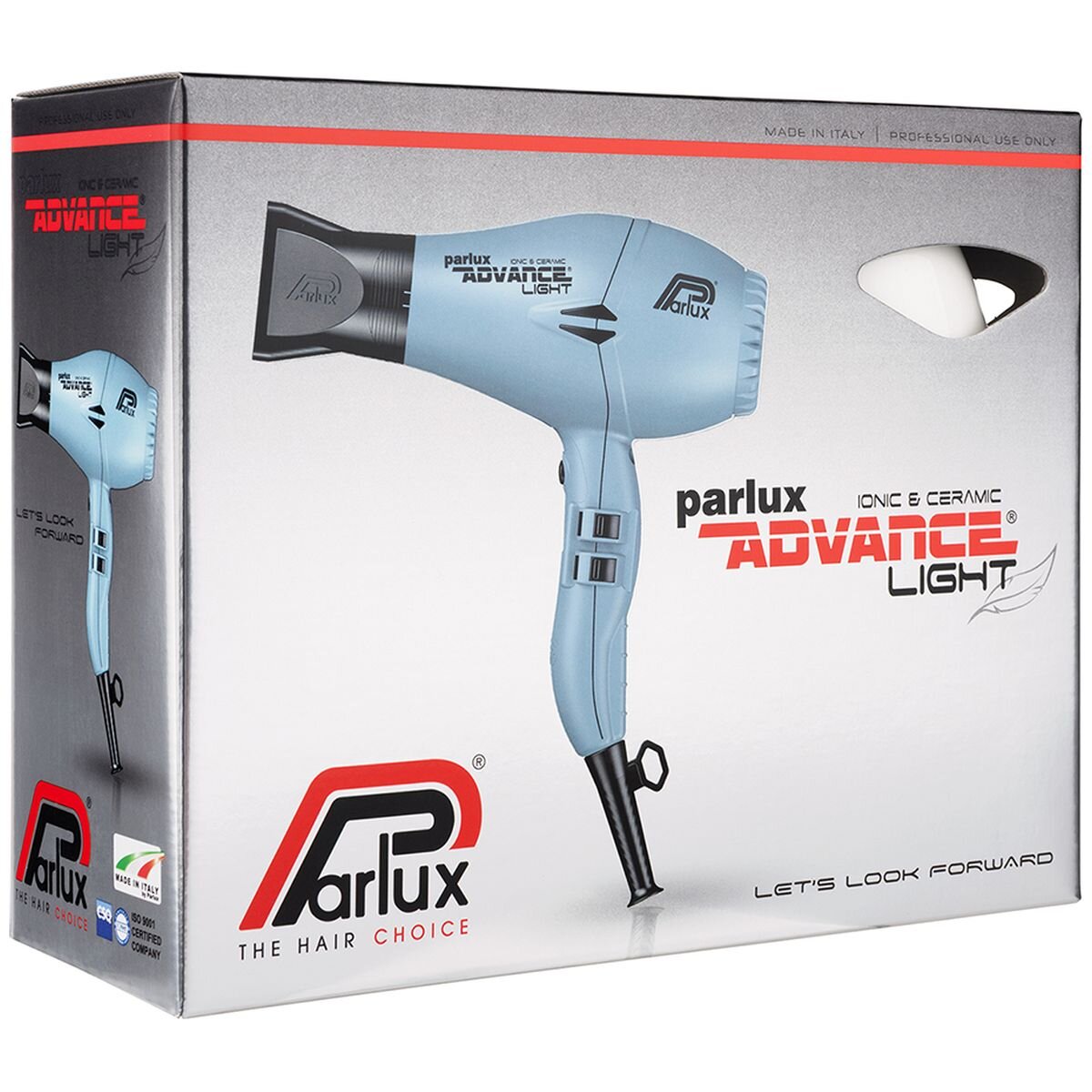 Parlux Advance Light Ionic and Ceramic Hair Dryer 2200W - White - Quiet Operation - 150088
