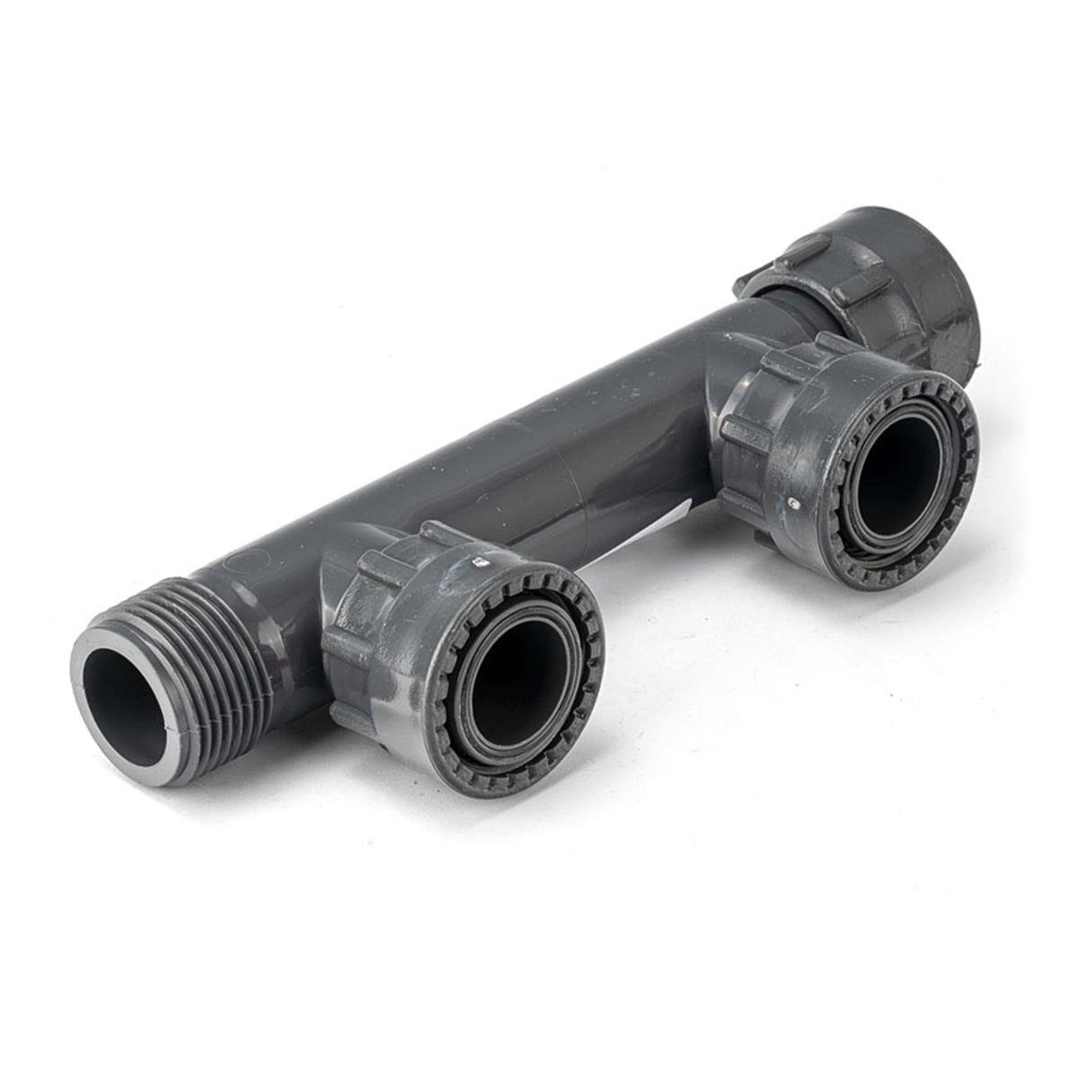 Holman 25mm 2-Way PVC Irrigation Manifold, Grey