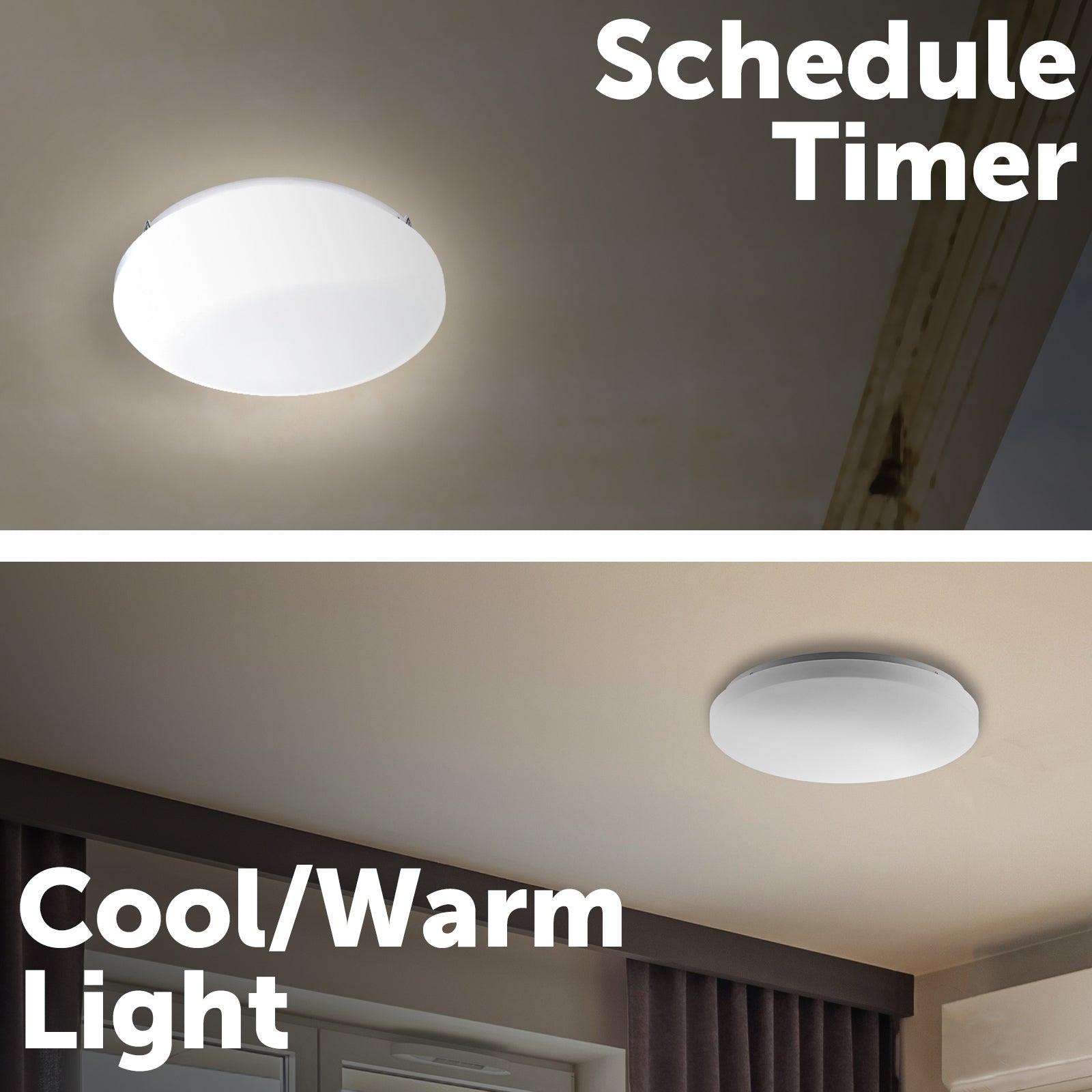 Verve Design 36W Grid Connect Smart LED Hana Ceiling Light White ACL04HA