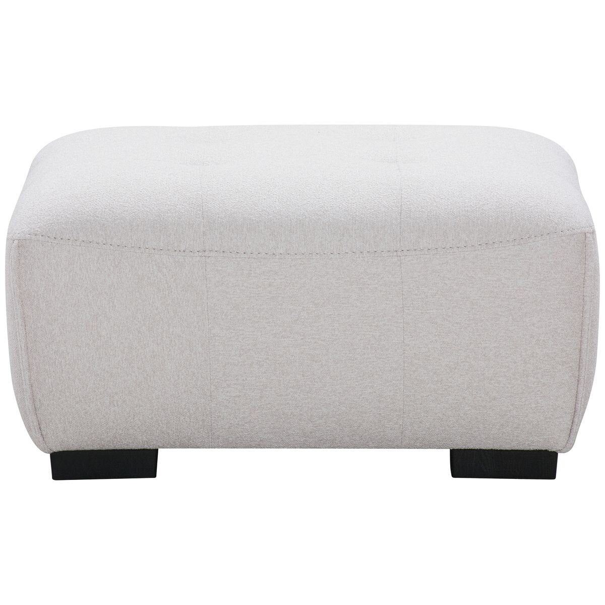 Ostro Furniture Bella ottoman - beige fabric, deep foam seat, pocket springs, plywood frame - 25007000