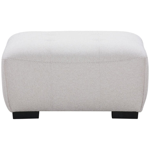 Ostro Furniture Bella ottoman - beige fabric, deep foam seat, pocket springs, plywood frame - 25007000