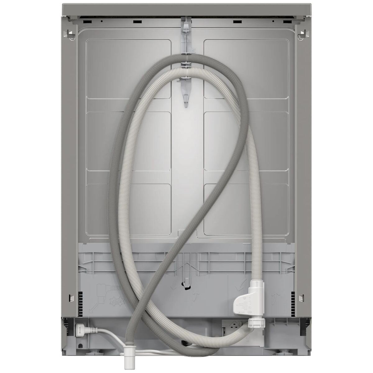 Bosch Series 4 60cm Freestanding Dishwasher - 14 Place Settings, Stainless Steel, Home Connect - SMS4HTI01A