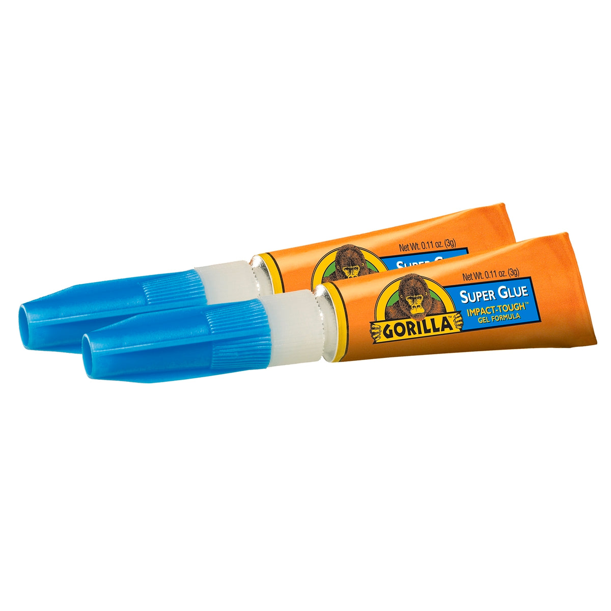 Gorilla 3g Super Glue 2 Pack Dries Clear High Strength