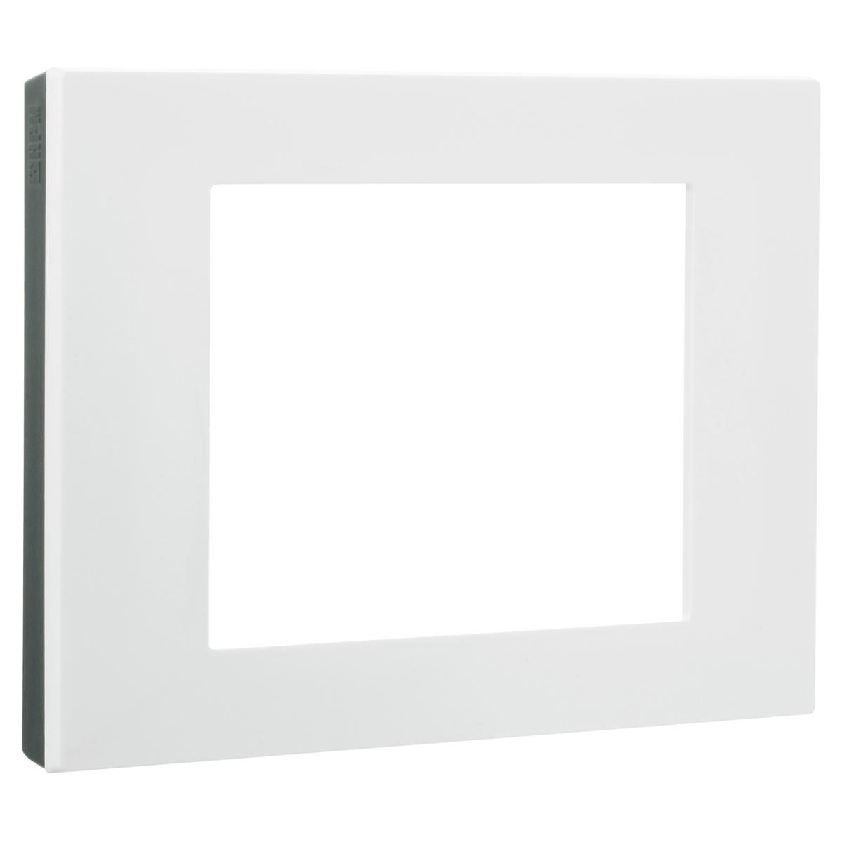 Hpm Vivo Coverplate White Gloss - Square Design - 118mm x 85mm - Durable Plastic - SuperSaverAU - view 1