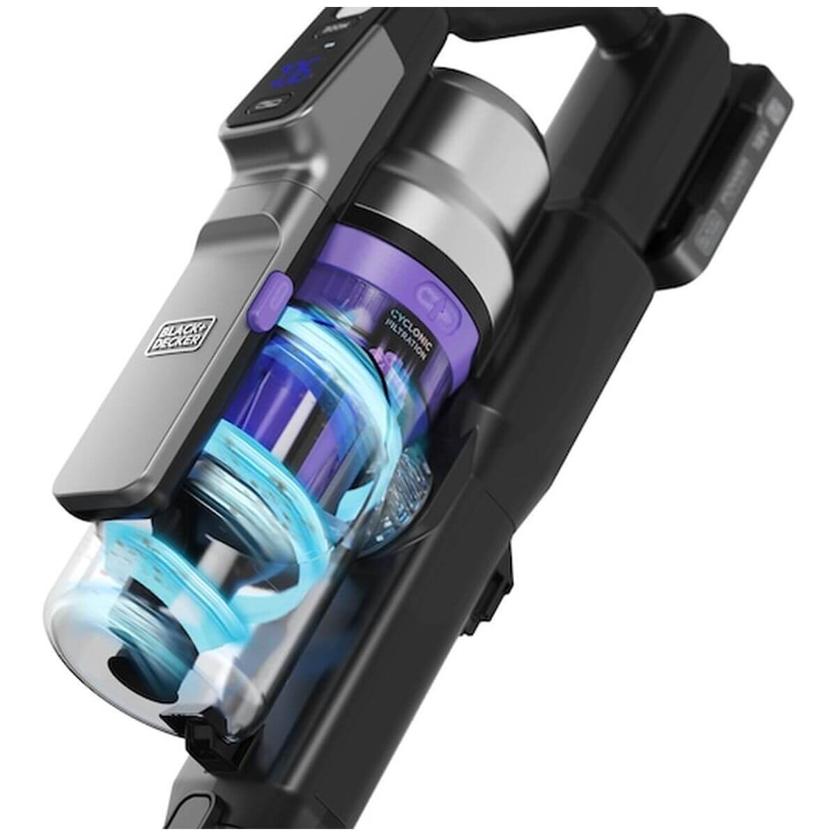 Black & Decker 18V Power Series Premier Pet Stick Vacuum - Up to 55 Minutes Runtime - BSV520BRP-XE