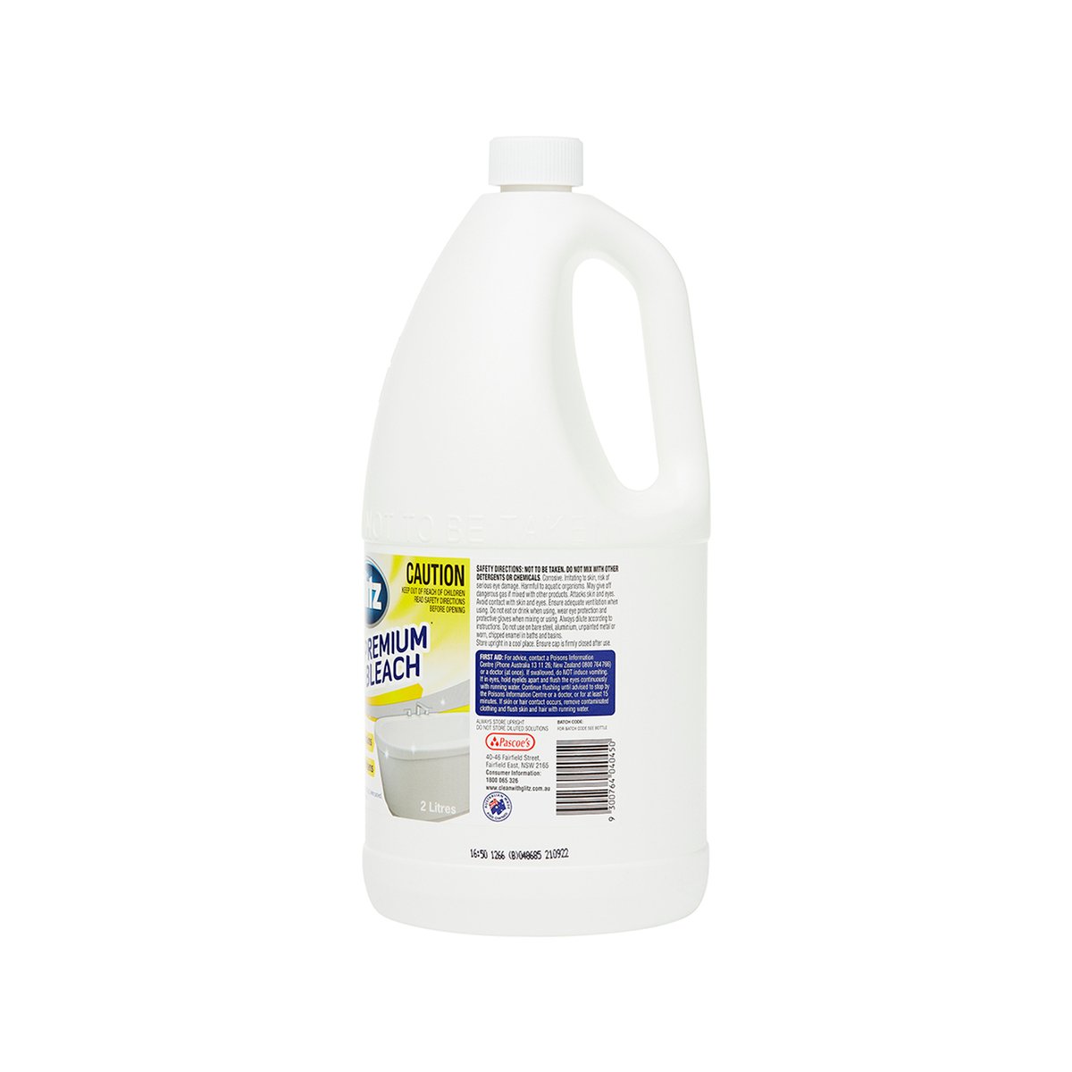 Glitz Bleach - 2L - White - Stain Remover and Sanitiser - SuperSaverAU - view 3