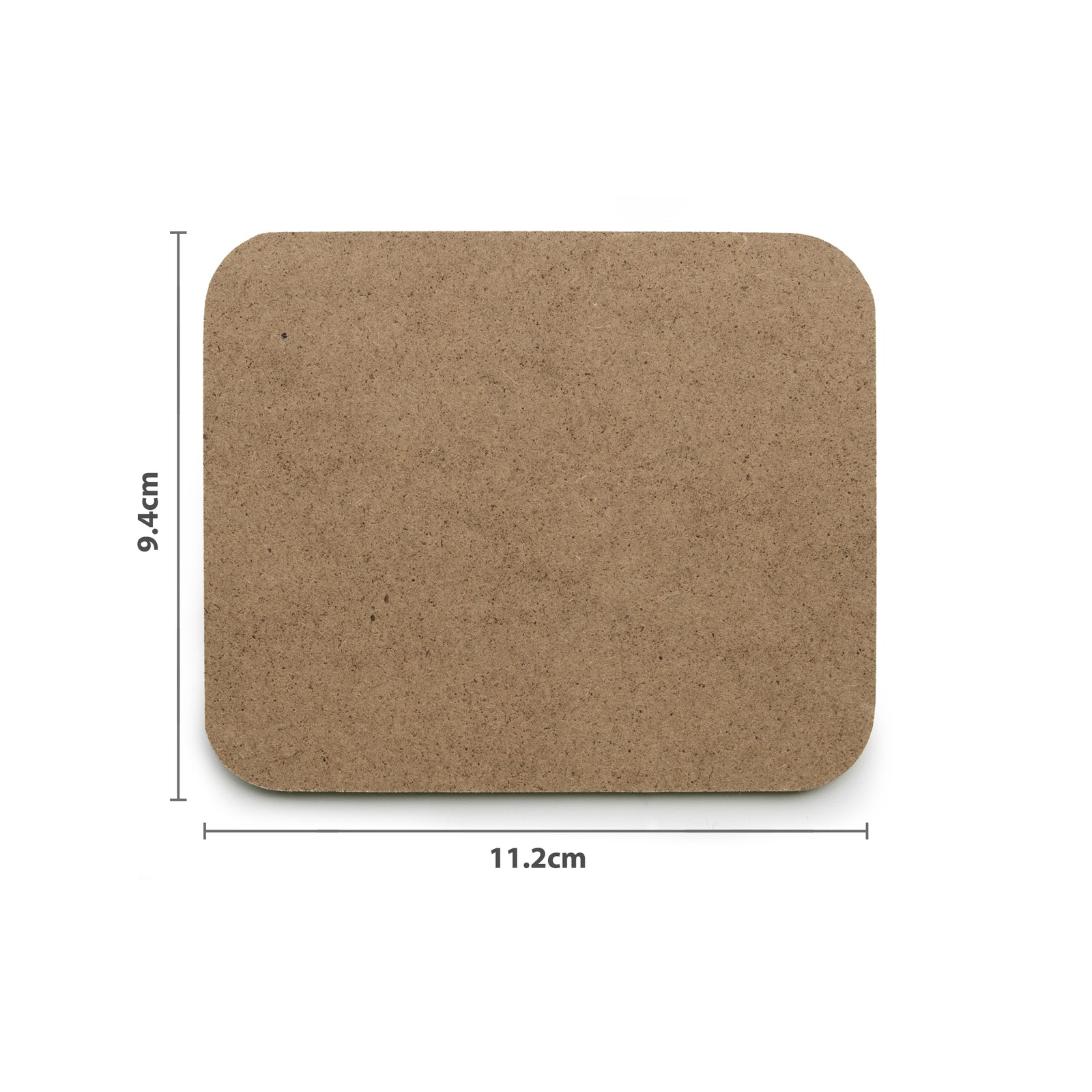 Boyle 11.2cm MDF Wooden Rectangle Coaster for Craft and Decor