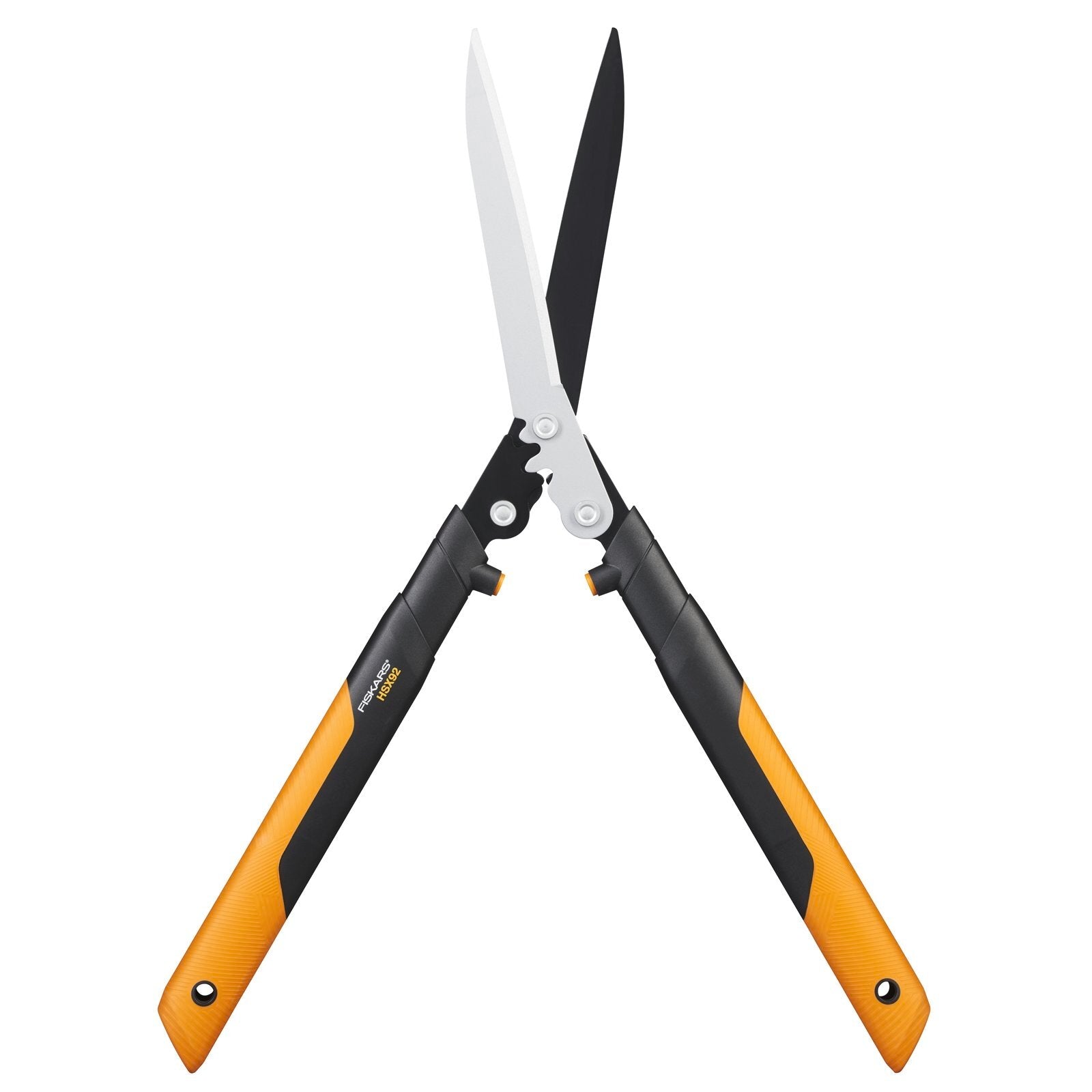 Fiskars PowerGearX HSX92 Hedge Shear, 280mm Hard Steel Blade, FiberComp Handle, Gear Driven