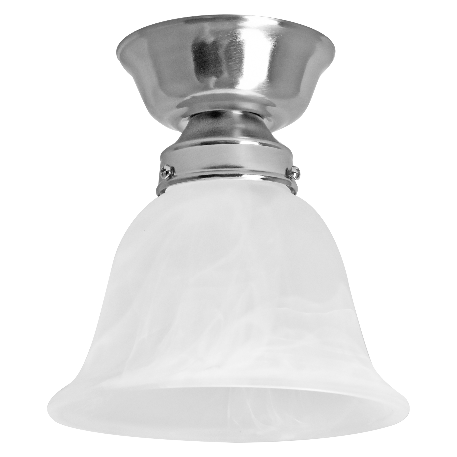 Luce Bella Boston 16cm Alabaster Glass Batten Fix Light 9W