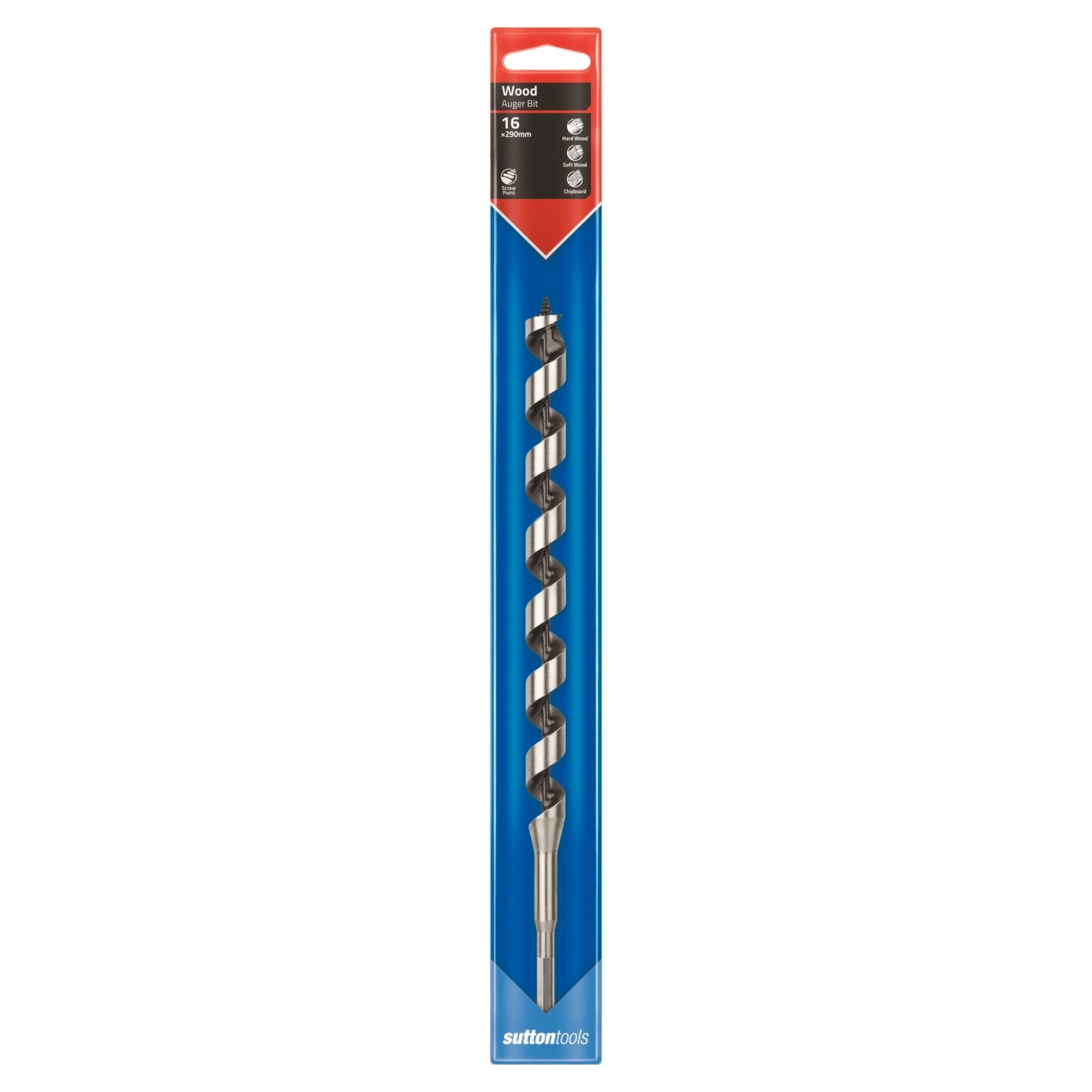 Sutton Tools 290 x 16mm Medium Auger Bit