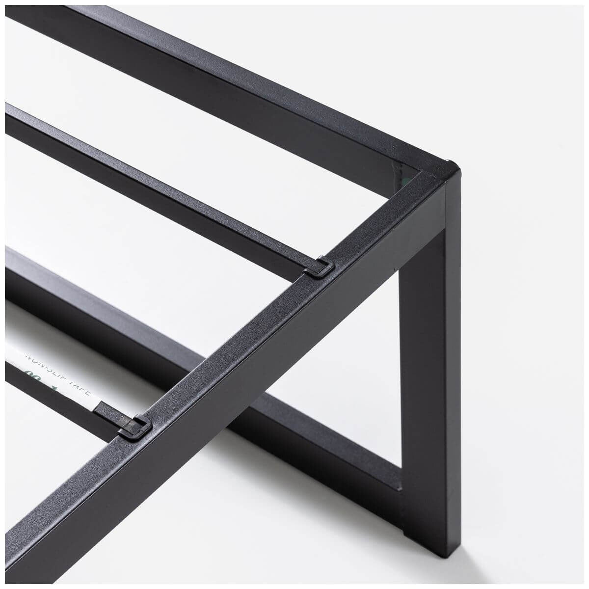 Zinus Double Quick Lock metal bed frame - black steel, 35.5cm frame height - AU-QLSP-14D